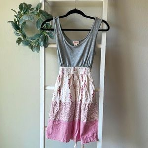 Mossimo Tie Floral Tank Dress